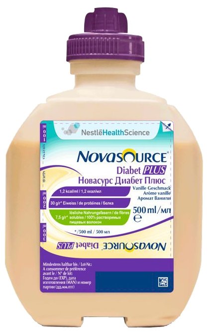 Novasource (Nestle) Diabet Plus готовое к употреблению 500 мл (фото modal 1)