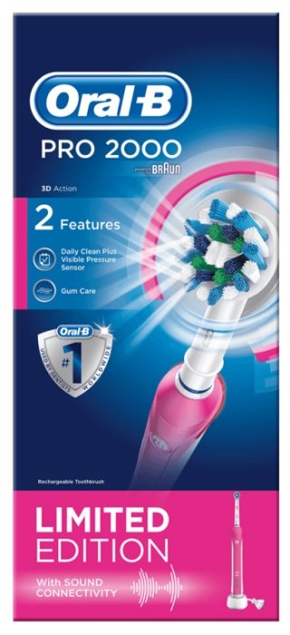 Электрическая зубная щетка Oral-B Pro 2000 (фото modal 5)