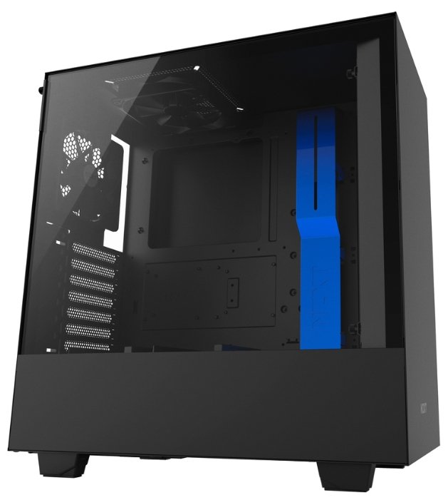 Компьютерный корпус NZXT H500 Black/blue (фото modal 8)