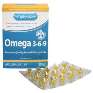 Омега жирные кислоты VP Laboratory Omega 3-6-9 (60 капсул) (фото modal nav 2)