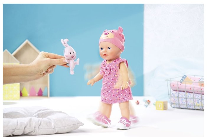 Интерактивная кукла Zapf Creation Baby Born Walks, 32 см, 823-484 (фото modal 4)