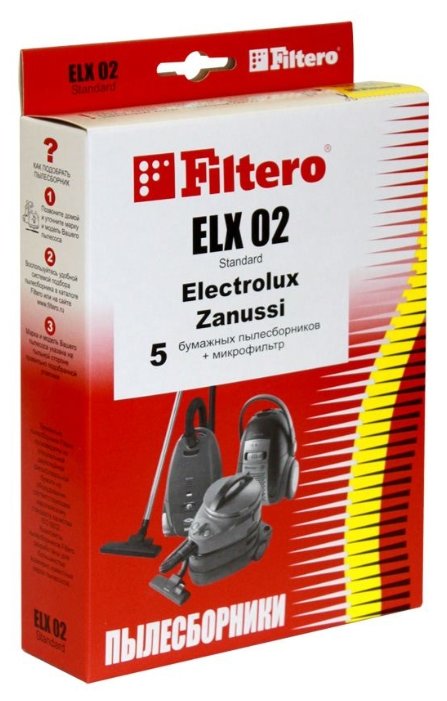Filtero Мешки-пылесборники ELX 02 Standard (фото modal 1)