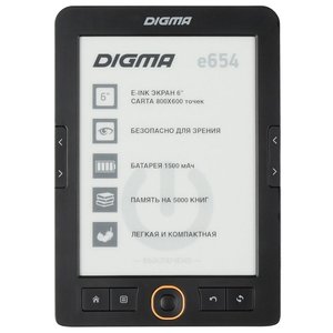 Электронная книга Digma E654 (фото modal nav 1)