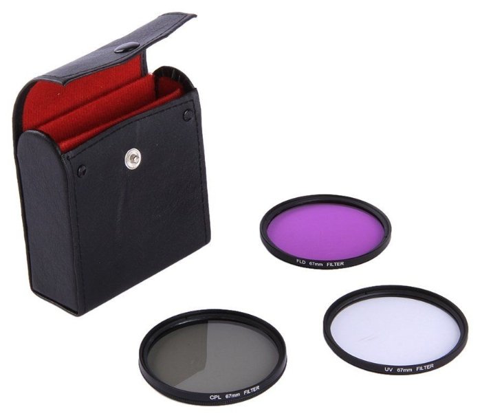 Набор светофильтров Rekam Starter Kit UV+CPL+FLD 67 мм (фото modal 4)