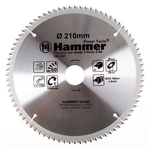 Пильный диск Hammer Flex 205-301 CSB AL 210х30 мм (фото modal nav 1)