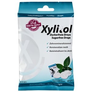 Леденцы miradent Xylitol Drops ментол 60 г (фото modal nav 1)