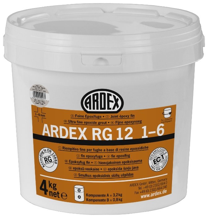 Затирка ARDEX RG 12 1-6 4 кг (фото modal 1)