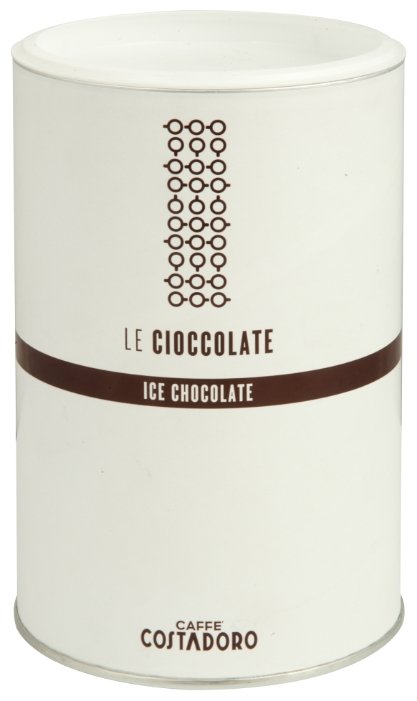 Costadoro Le Cioccolate Ice Chocolate Холодный шоколад растворимый Белый, банка (фото modal 1)