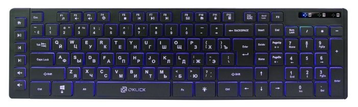 Клавиатура Oklick 560ML Black USB (фото modal 3)