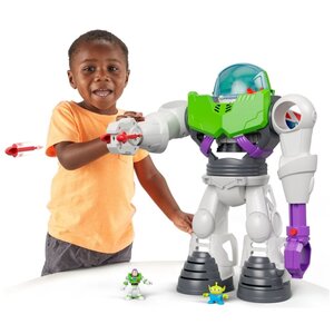 Интерактивная игрушка робот-трансформер Imaginext История игрушек Базз Лайтер GBG65 (фото modal nav 28)