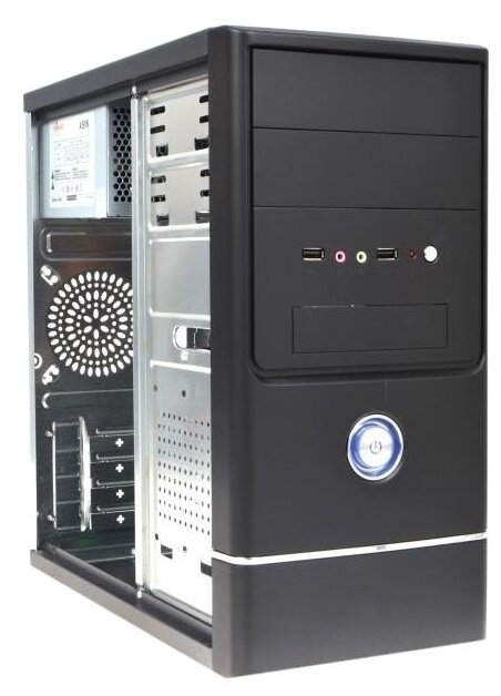 Компьютерный корпус Winard 5813B w/o PSU Black (фото modal 8)