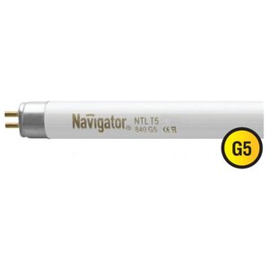 Лампа люминесцентная Navigator, NTL-T5-08-840-G5 G5, T5, 8Вт, 4200К (фото modal nav 1)