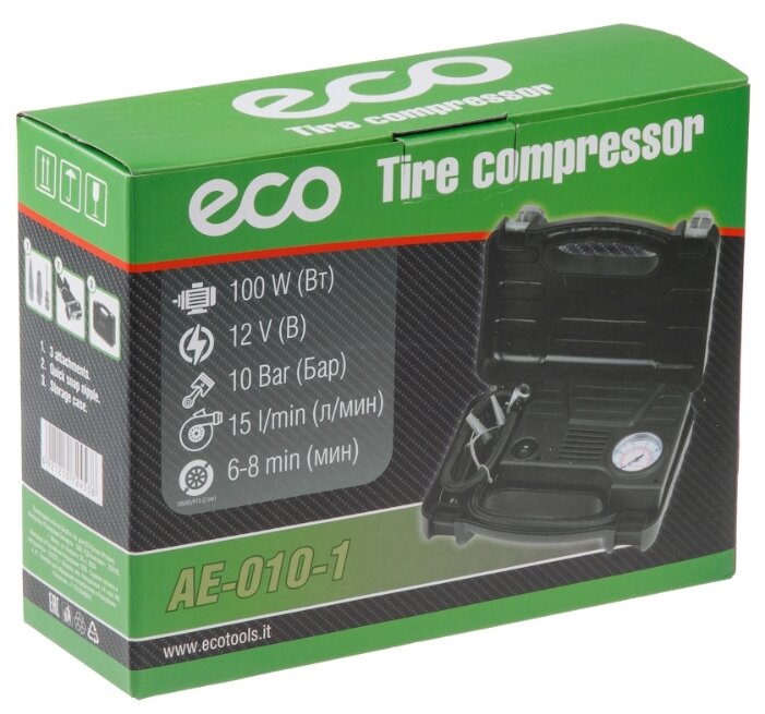 Автомобильный компрессор Eco AE-010-1 (фото modal 4)