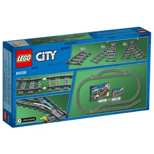 Дополнительные элементы для конструктора LEGO City 60238 Рельсы и стрелки (фото modal nav 2)
