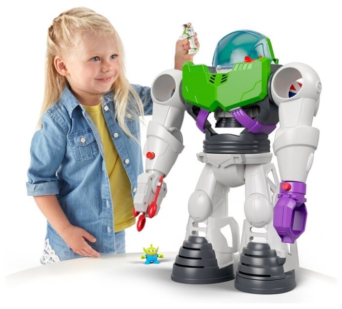 Интерактивная игрушка робот-трансформер Imaginext История игрушек Базз Лайтер GBG65 (фото modal 29)