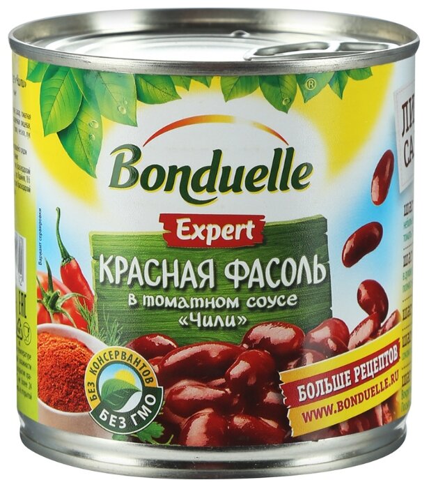 Фасоль Bonduelle Expert красная в томатном соусе 