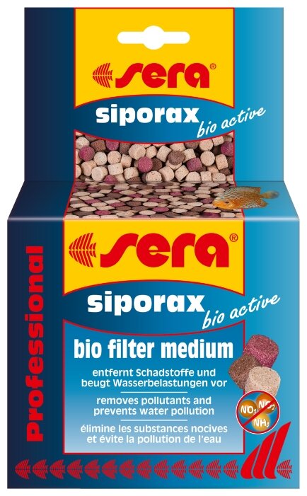 Наполнитель Sera Siporax Bio Active Professional 210 г (фото modal 1)