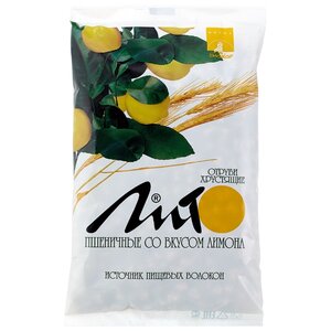 Отруби Лито пшеничные хрустящие сладкие с кальцием (со вкусом лимона), 200 г (фото modal nav 1)
