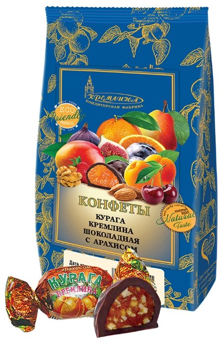 Конфеты Кремлина курага в шоколаде с арахисом (фото modal 1)