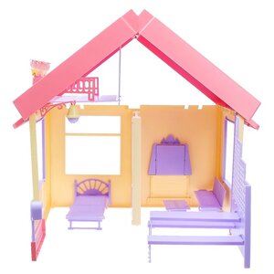 ОГОНЁК кукольный домик Маленькая принцесса (складной), С-1458 (фото modal nav 2)