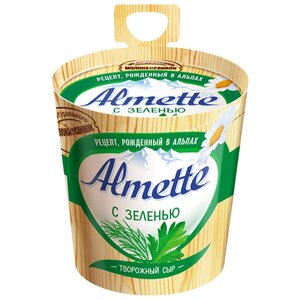 Сыр Almette творожный с зеленью 60% (фото modal nav 1)