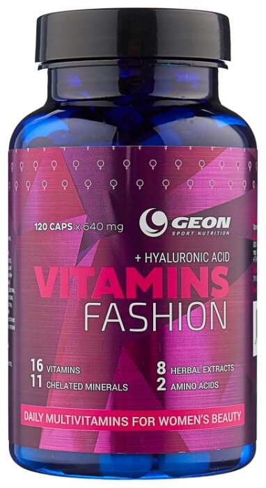 Минерально-витаминный комплекс G.E.O.N. Fashion Vitamins (120 капсул) (фото modal 2)