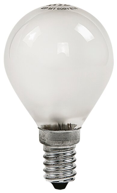 Лампа накаливания ASD ШАР, E14, G45, 40Вт (фото modal 1)