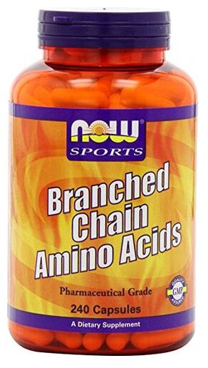BCAA NOW Branched Chain Amino Acids (240 капсул) (фото modal 1)