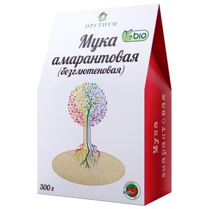 Мука Оргтиум экологическая амарантовая, 0.3 кг (фото modal nav 1)