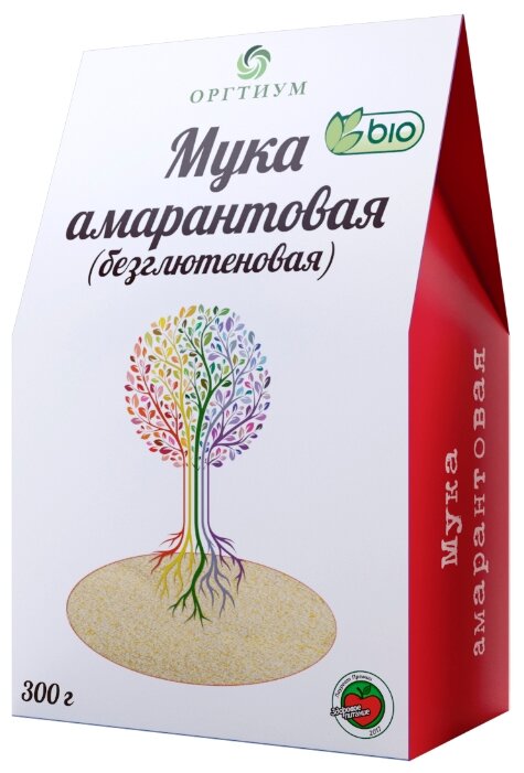 Мука Оргтиум экологическая амарантовая, 0.3 кг (фото modal 1)