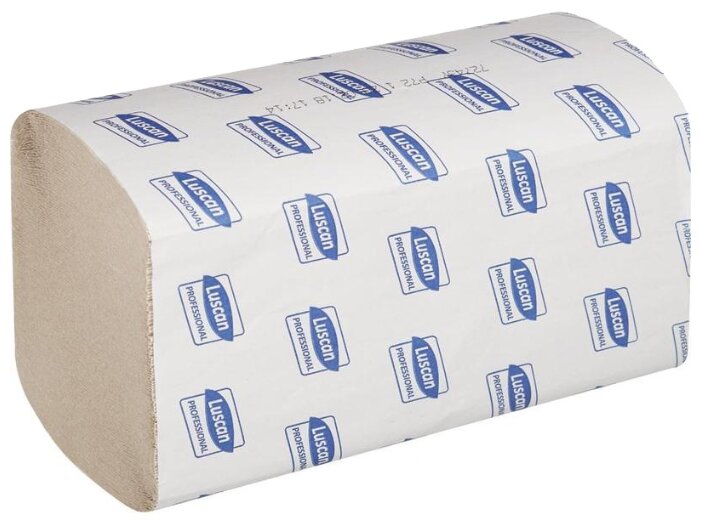 Полотенца бумажные Luscan V-сложения белые однослойные 250 листов (фото modal 1)