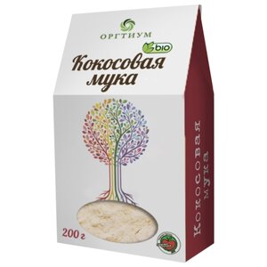 Мука Оргтиум экологическая кокосовая, 0.2 кг (фото modal nav 1)