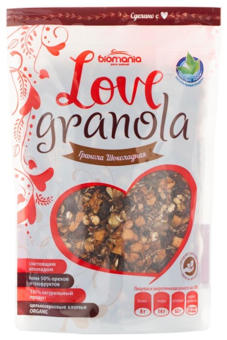 Гранола Love Granola хлопья Шоколадная, дой-пак (фото modal 1)