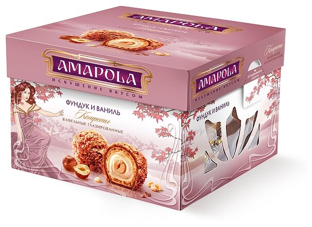 Набор конфет Amapola Фундук и ваниль 100 г (фото modal 1)