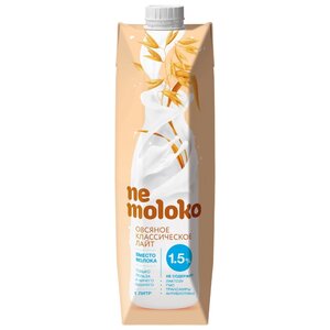 Овсяный напиток nemoloko Классическое лайт 1.5% (фото modal nav 5)