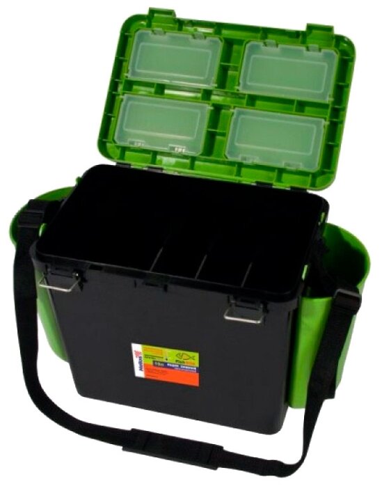 Ящик для рыбалки HELIOS FishBox односекционный (19л) 38х25.5х32см (фото modal 2)