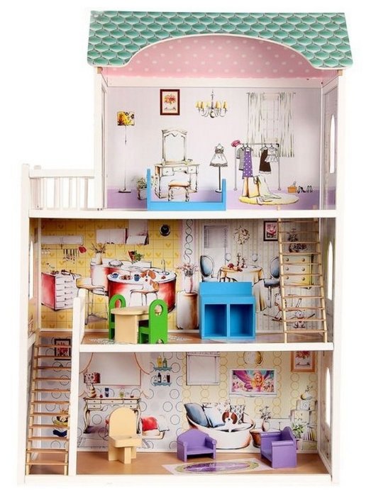 SunnyToy кукольный домик Алина (фото modal 1)