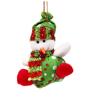 Елочная игрушка Феникс Present Снеговик в горошек (42526) (фото modal nav 1)