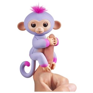 Интерактивная игрушка робот WowWee Fingerlings Ручная обезьянка Двухцветная (фото modal nav 1)