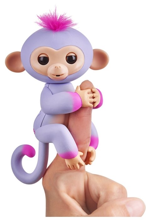 Интерактивная игрушка робот WowWee Fingerlings Ручная обезьянка Двухцветная (фото modal 1)