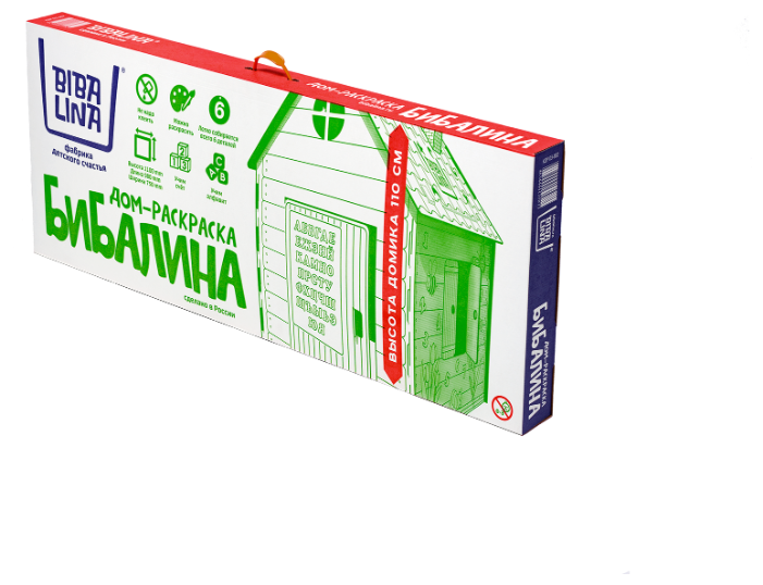 Домик BibaLina Раскраска, уменьшенная упаковка КДР03-002 (фото modal 6)