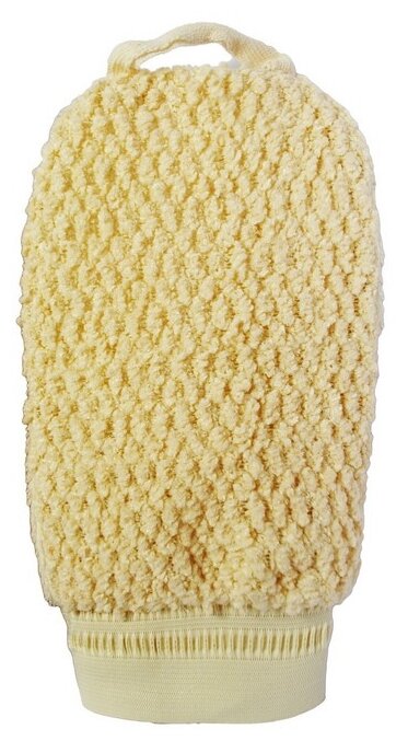 Мочалка Beauty format рукавица из хлопкового шенилла (58708-7240) (фото modal 1)
