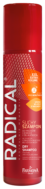 Сухой шампунь Farmona Radical XXL Extra Volume for Thin and Delicate Hair, 180 мл (фото modal 1)