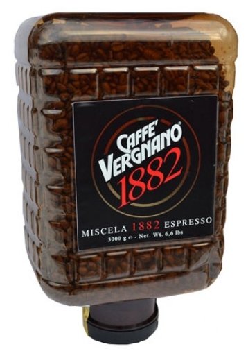 Кофе в зернах Caffe Vergnano 1882 Original, пластиковая банка (фото modal 2)