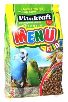 Vitakraft Корм для птенцов волнистых попугайчиков Menu for kids (фото modal 1)