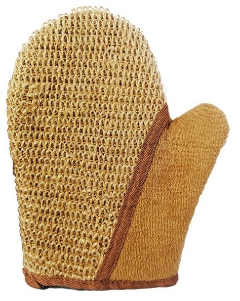 Мочалка Beauty format рукавица крупного плетения из джута (58707-7239) (фото modal 1)