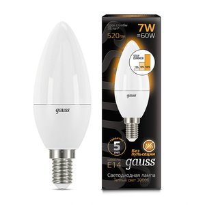Лампа gauss E14 6.5Вт 2700K (фото modal nav 1)