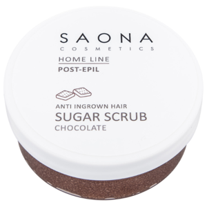 Saona Cosmetics Сахарный скраб шоколадный против вросших волос (фото modal nav 1)