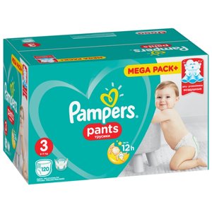 Pampers трусики Pants 3 (6-11 кг) 120 шт. (фото modal nav 1)