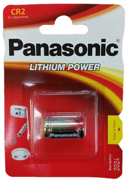 Батарейка Panasonic Lithium Power CR2 (фото modal 1)